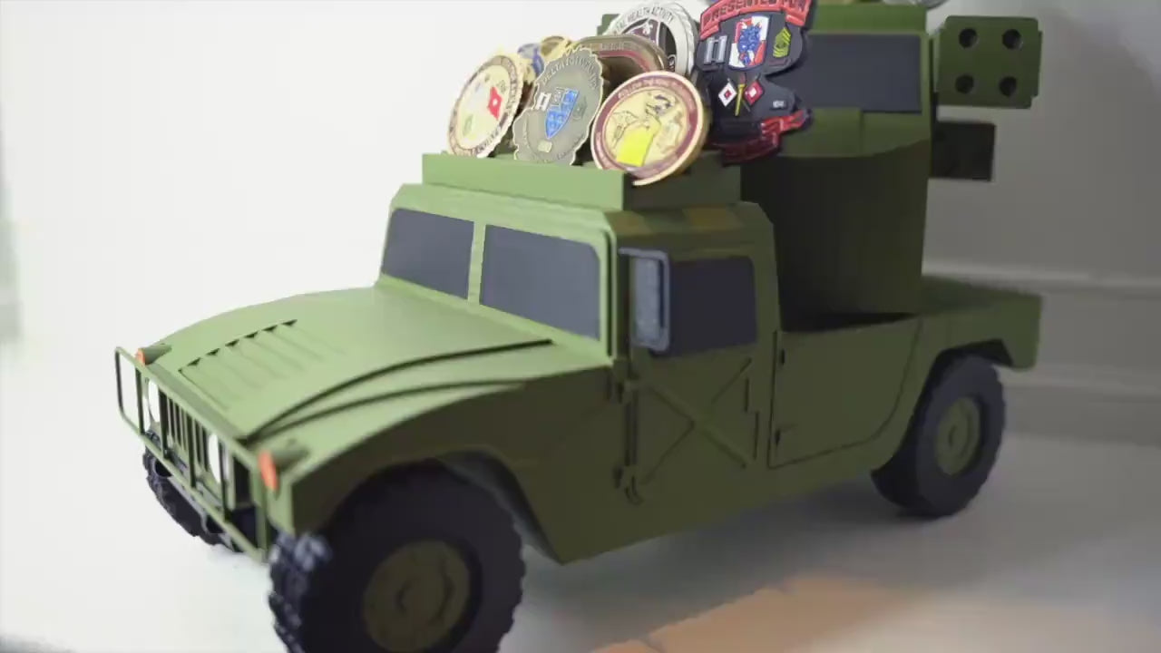 AN/TWQ-1 Avenger Coin Holder | ADA Military Desk Decor | Veteran Gift